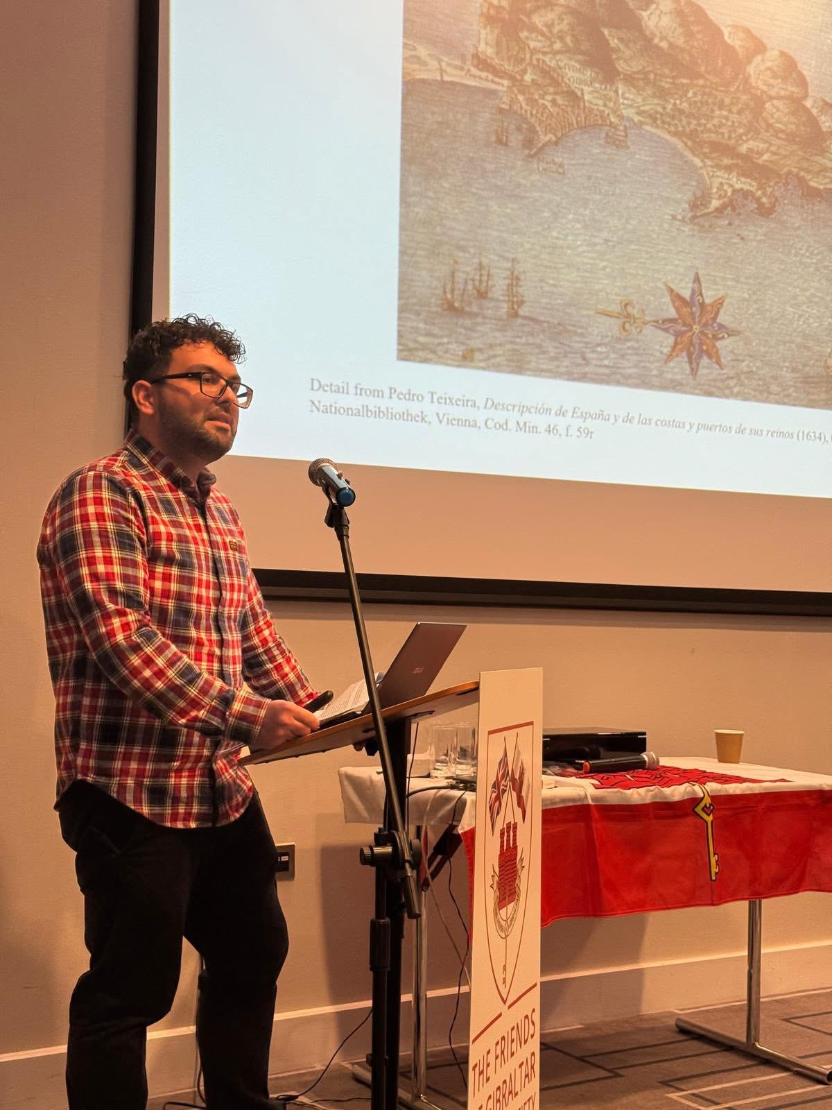 Image of Adjunct Researcher Dr Ryan Asquez Showcases Gibraltar’s History at International Seminars